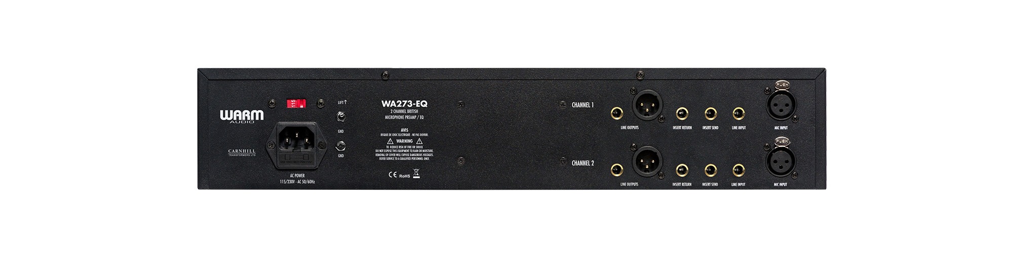 Warm Audio WA273-EQ Dual-Channel British Mic Pre & EQ nhập khẩu chính hãng
